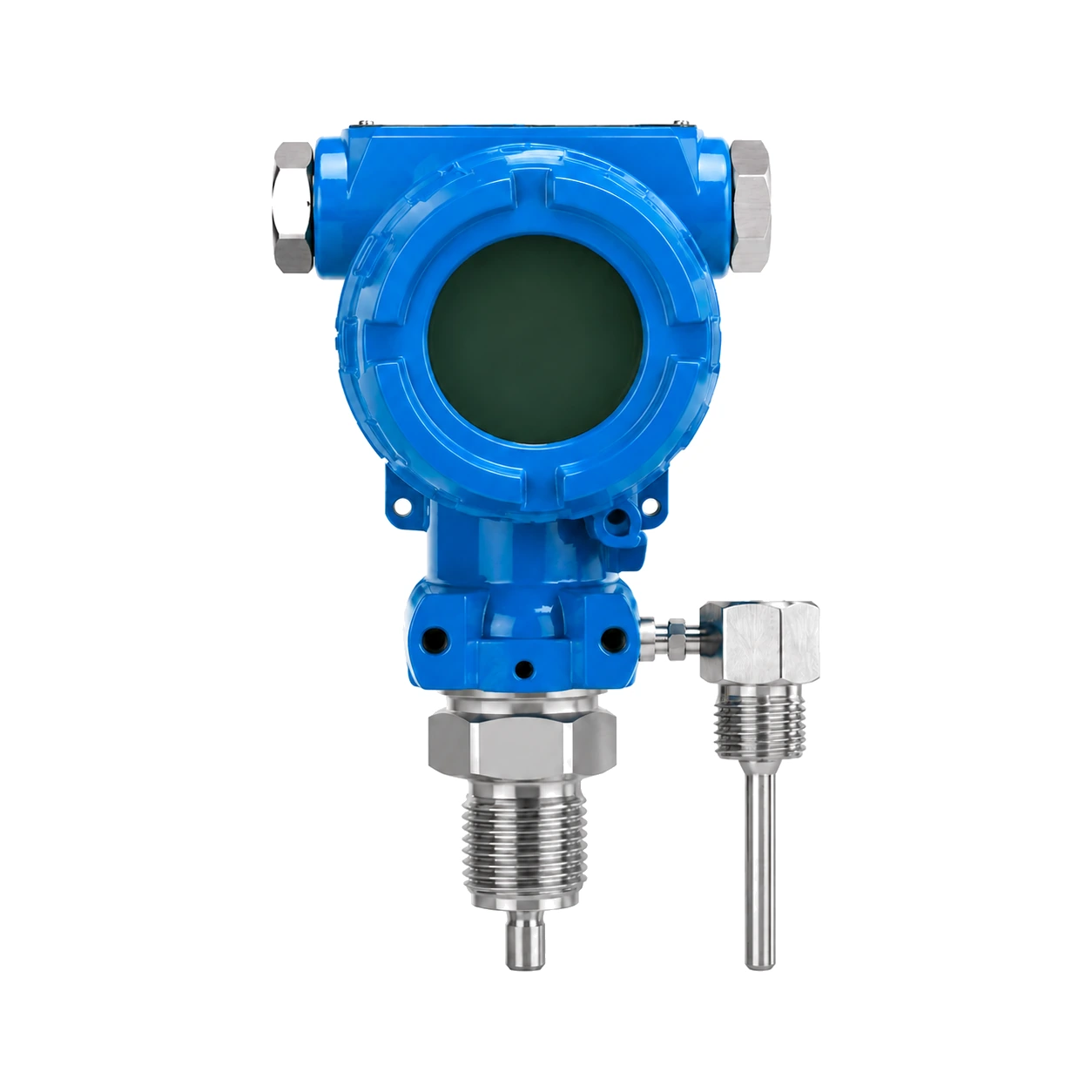 WKS-TP1 integrierter Temperatur- und Drucktransmitter, Frontansicht