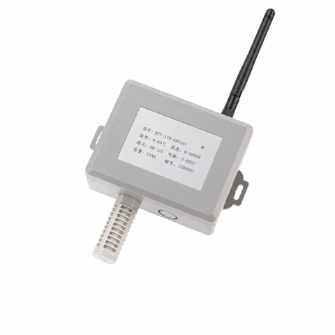 Seitenansicht des WKS-16 4G-Ferntransmitters für Temperatur und Feuchtigkeit
